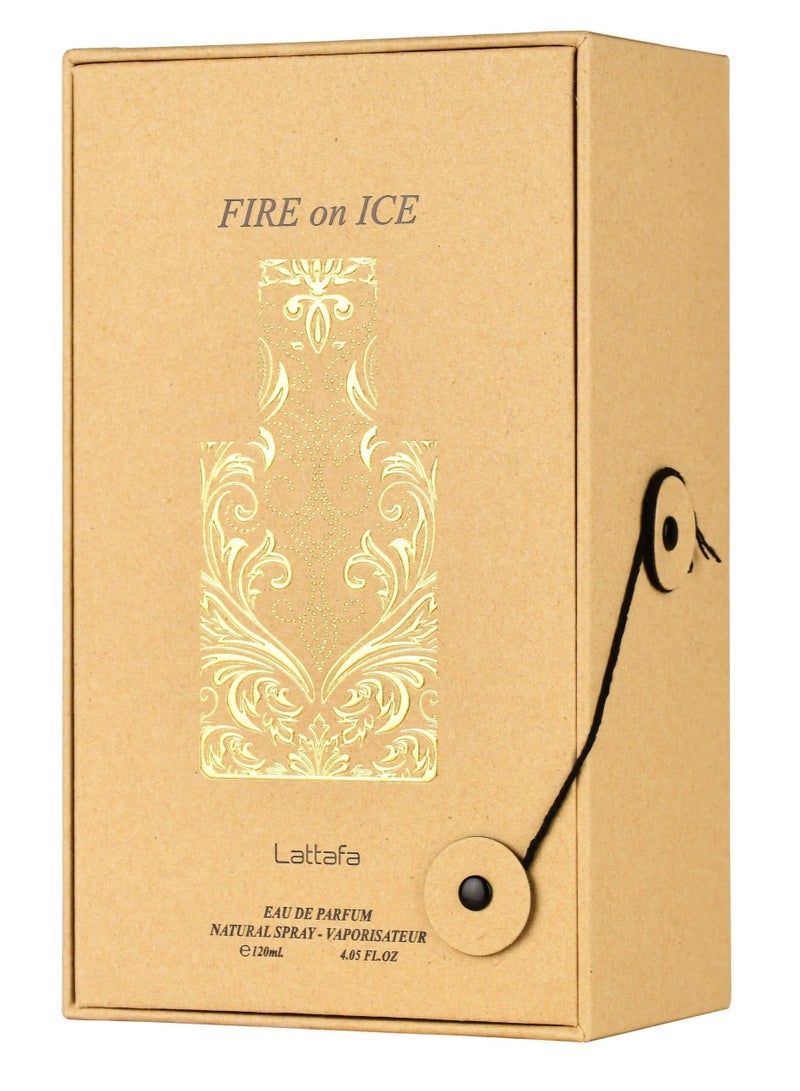 Lattafa Fire On Ice PERFUME EDP 120ML - Image 3